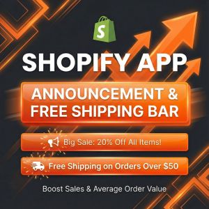 Announcement & Free Shipping Bar 